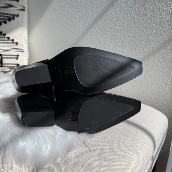 Anine Bing Black Mid Calf Tania Western Boots EU 38/ 7.5 US NEW - Picture 8 of 13